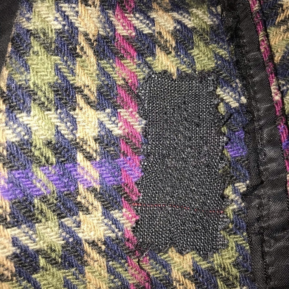 Vintage 100% Wool Tartan Plaid Pencil Skirt Size 4 - Picture 9 of 9